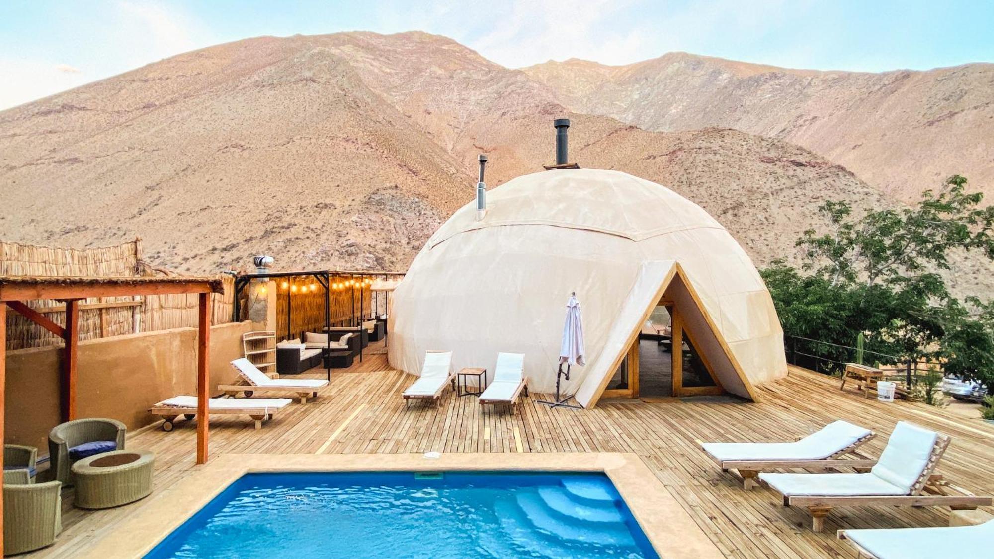 Milodge Elqui Domos Pisco Elqui Exteriör bild